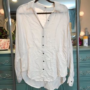 Free People Button Down